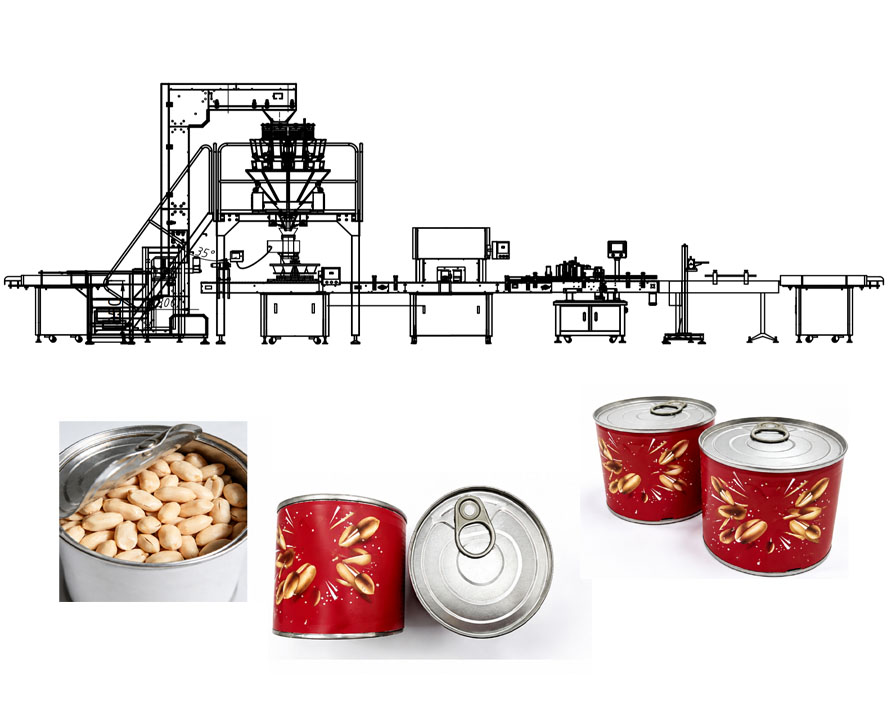 Custom Automated Roasted Peanuts Canning Custom Automated Roasted Peanuts Canning