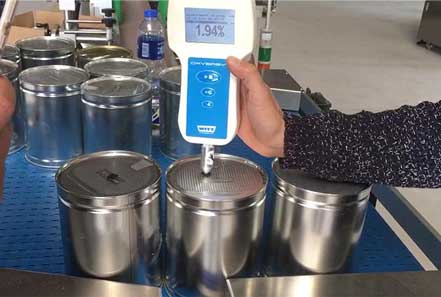 After filling product and sealing, Residual oxygen 3%