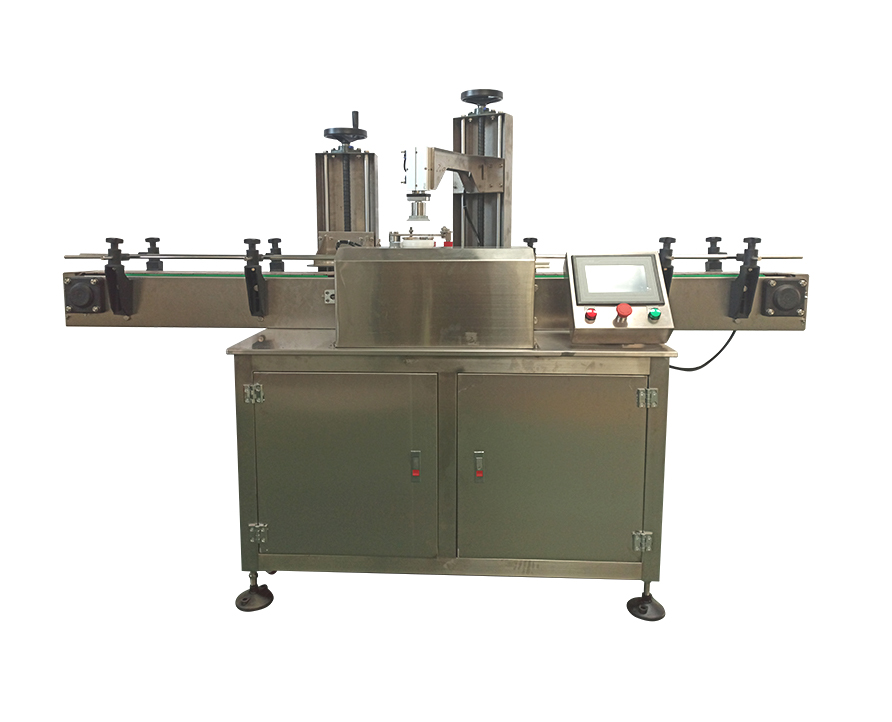 Automatic Tape Sealing Machine, Box Taping Around Sealing Machine for Tin Metal Box,Plastic Jar,Cookies FH-TSM10