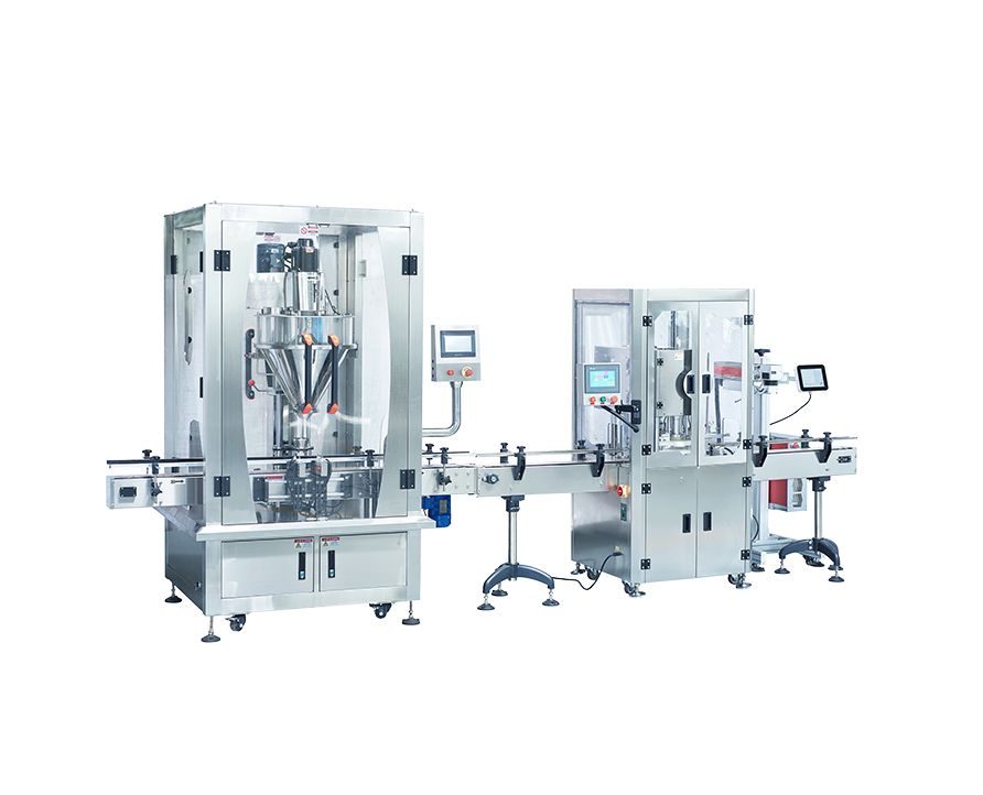 Powder Machine Line,Protein Powder,Milk Powder Filling Sealing Labeling Capping Line