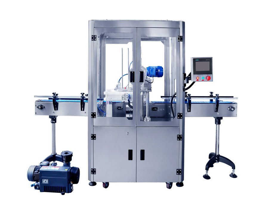 Automatic Vacuum Nitrogen Flushing Sealing Milk Powder Can Sealing Machine, Nitrogen Can Sealing Machine