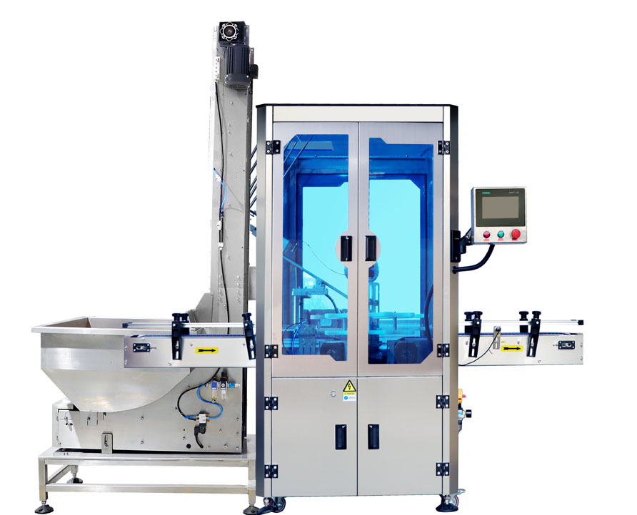 Automatic Dustproof Cap Capping Machine Linear Type FH-DPC60-1