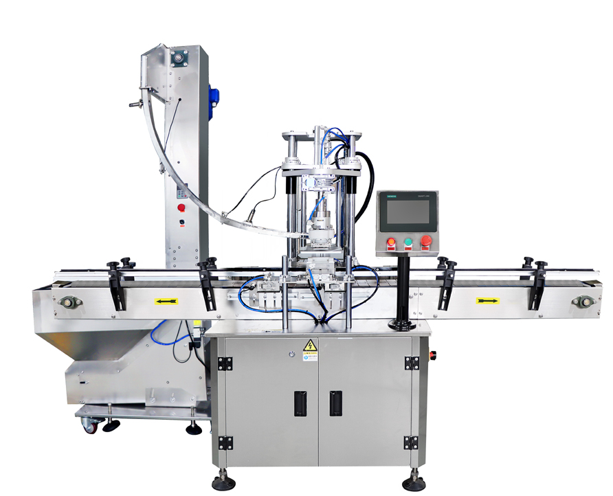 Single Head Servo Gripping and Screw Capping Machine, Servo Bottle Capping Machine, FH-FCP001