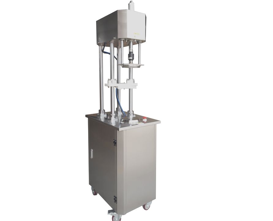 Semi Automatic Tube / Can Flanger Machine, Manual Metal Can , Paper Tube Flanging Machine