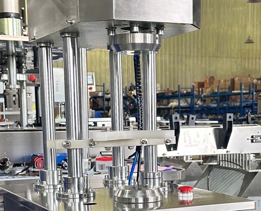 Semi Automatic Tube / Can Flanger Machine, Manual Metal Can , Paper Tube Flanging Machine