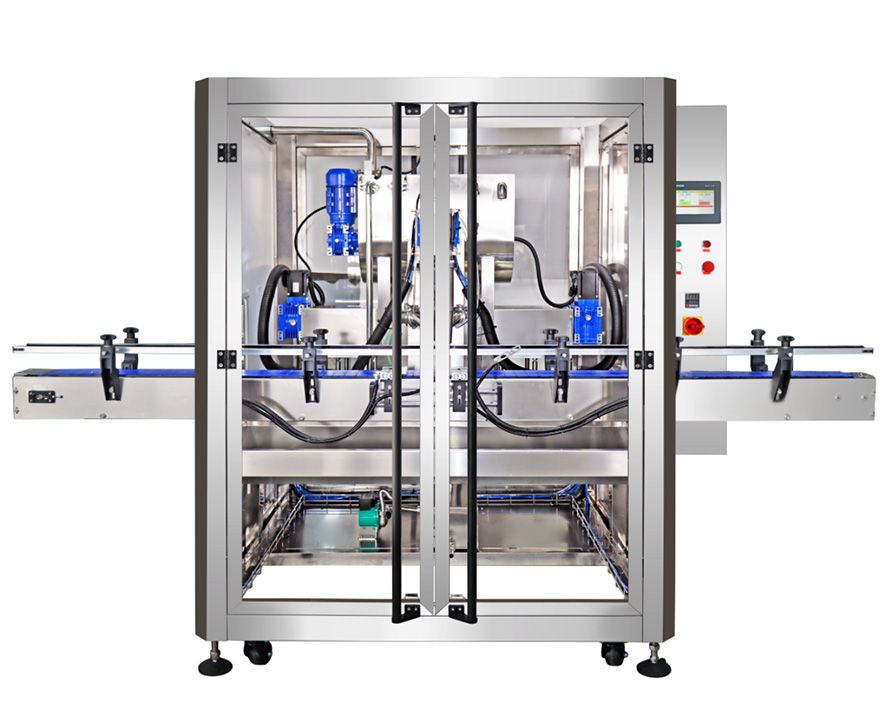 Fully automatic double head rotor pump filling machine,Pastes,Sauce,Cream,Ghee Filler Machine