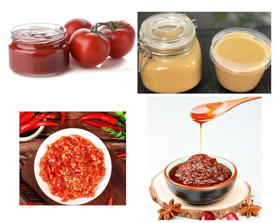 Fully automatic double head rotor pump filling machine,Pastes,Sauce,Cream,Ghee Filler Machine