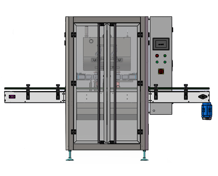 Fully automatic double-head gear pump filling machine, Gear pump filling machine for granular materials