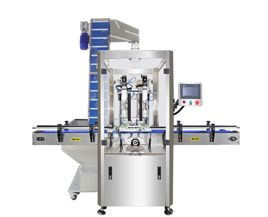 Double Head Servo Capping Machine, Servo Gripping and Capping Machine FH-FCP002