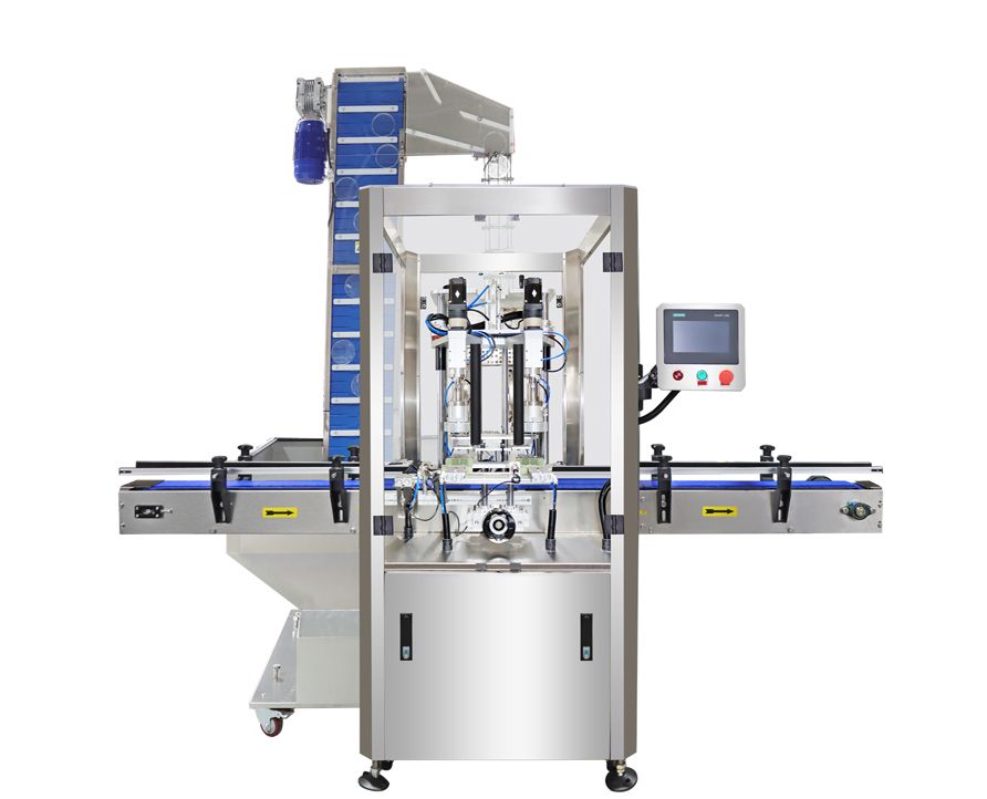 Double Head Servo Capping Machine, Servo Gripping and Capping Machine FH-FCP002