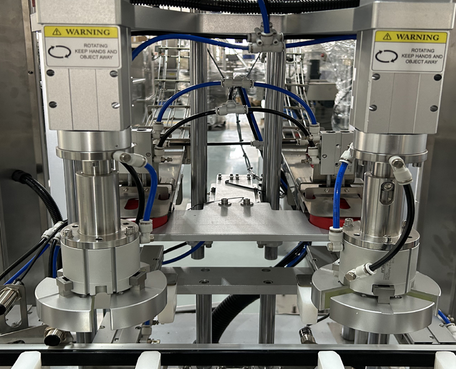 Double Head Servo Screw Capping Machine, Servo Gripping and Capping Machine FH-FCP002