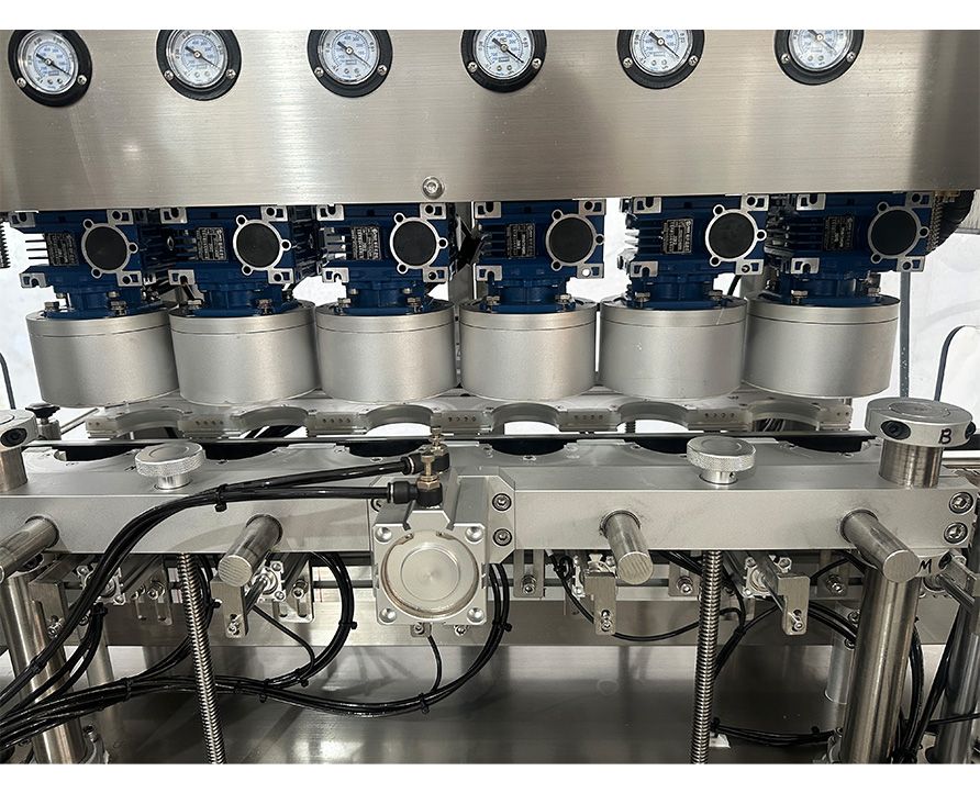 Vacuum capping machine, Automatic linear vacuum capping machine for glass bottles, vacuum capper machine