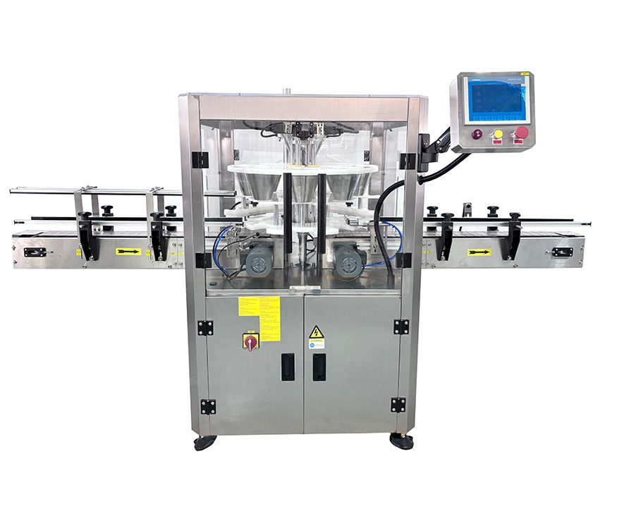 Rotary Turntable Feeding Machine with Cover, Dust-Proof Rotary  Feeder Machine, Fully Automatic Filling Machine