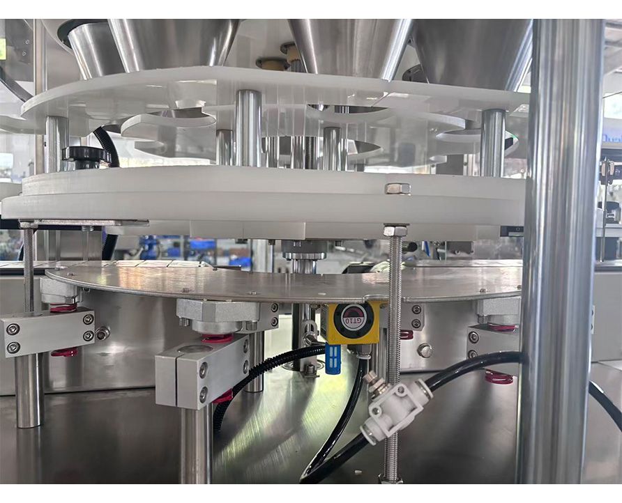 Rotary Turntable Feeding Machine with Cover, Dust-Proof Rotary  Feeder Machine, Fully Automatic Filling Machine