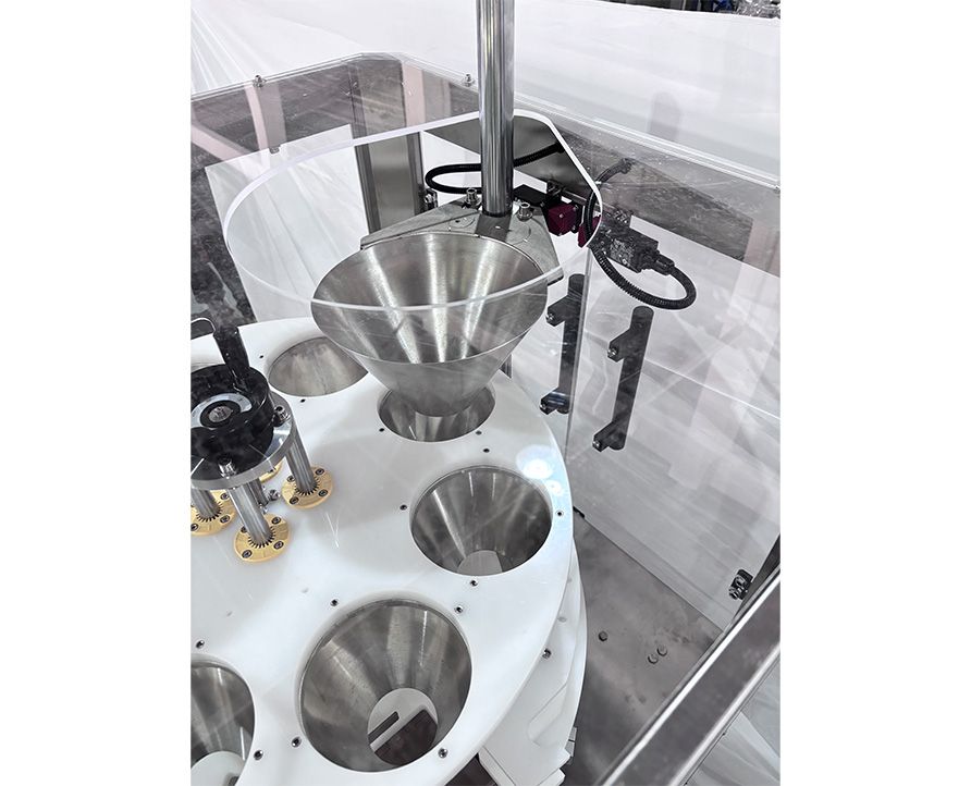 Rotary Turntable Feeding Machine with Cover, Dust-Proof Rotary  Feeder Machine, Fully Automatic Filling Machine