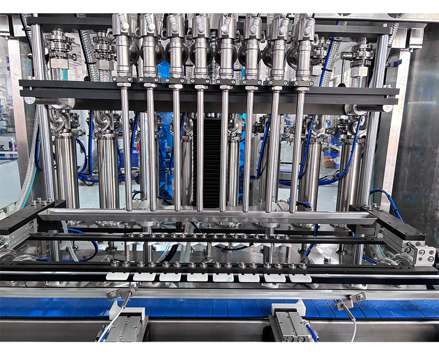 Fully Automatic 8-head Servo Piston Filling Machine (With Cover), Multi-head Piston Filling Equipment