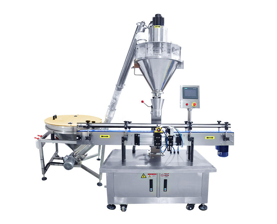 Fully automatic single-head powder filling machine, Powder filling machine with screw feeding