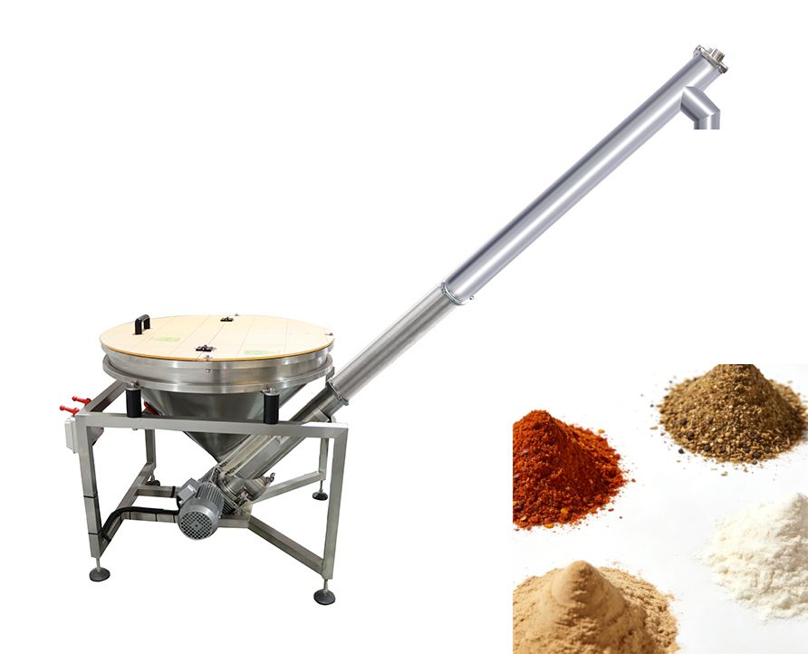 Fully automatic single-head powder filling machine (with dust cover), Screw lifting dustproof powder filling machine