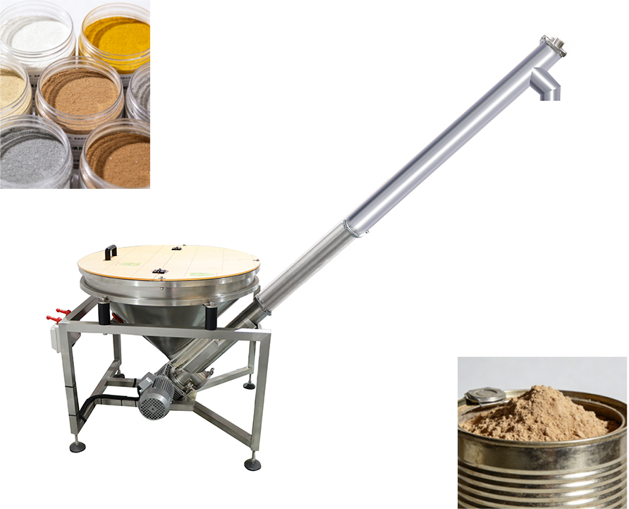 Fully automatic three-head powder filling machine, three-station automatic powder filling machine
