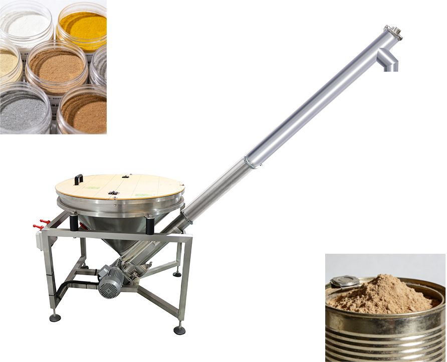 Fully automatic three-head powder filling machine, three-station automatic powder filling machine