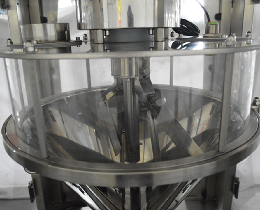 Fully automatic powder filling machine (with dust cover), Single Head powder filling machine with screw feeder