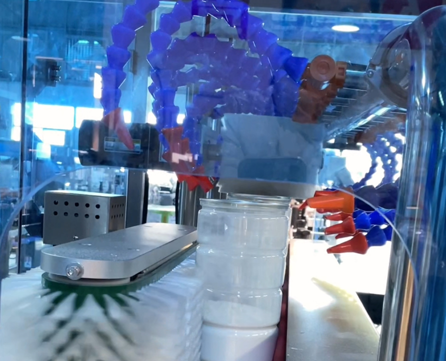 Empty can cleaning machine, Automatic can body cleaning machine, Milk powder can body cleaner