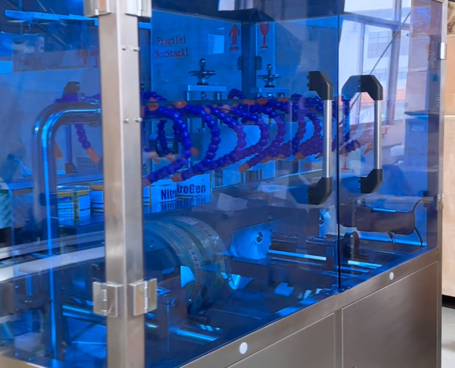 Empty can cleaning machine, Automatic can body cleaning machine, Milk powder can body cleaner