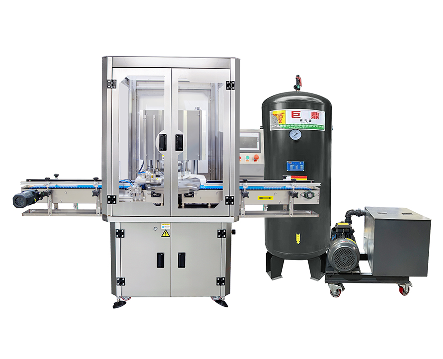 Fully automatic negative pressure can sealing machine with door, vacuum can sealer for food cans