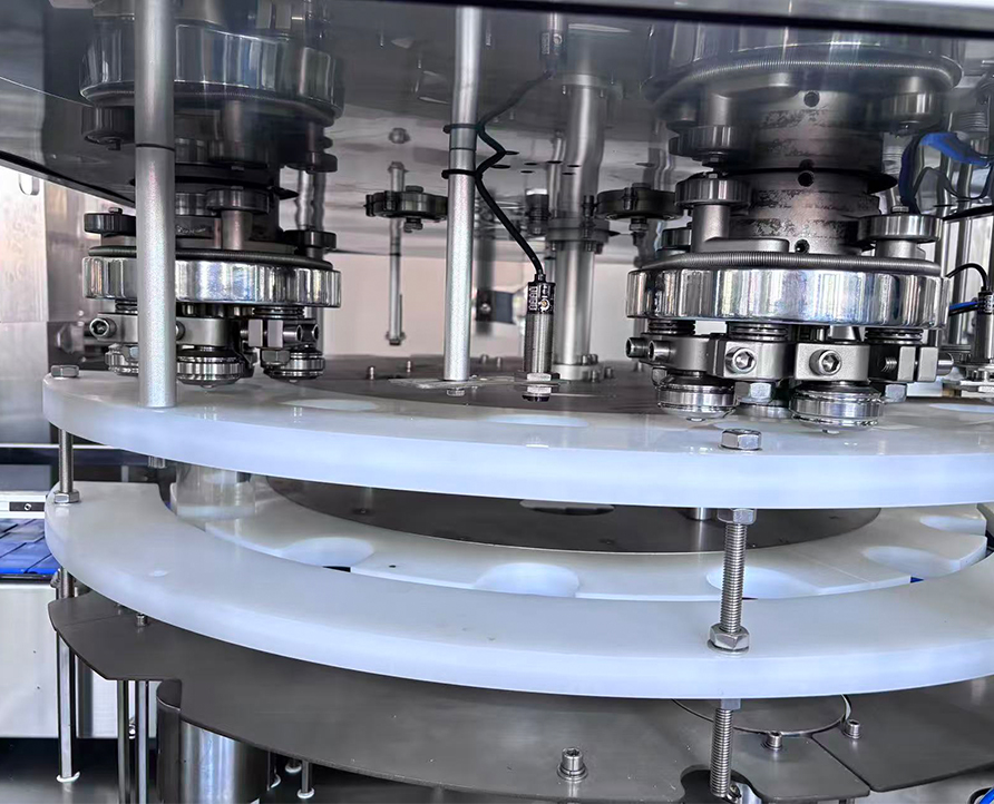 Double-head automatic can sealing machine, High-speed servo-controlled dual-head can seamer machine