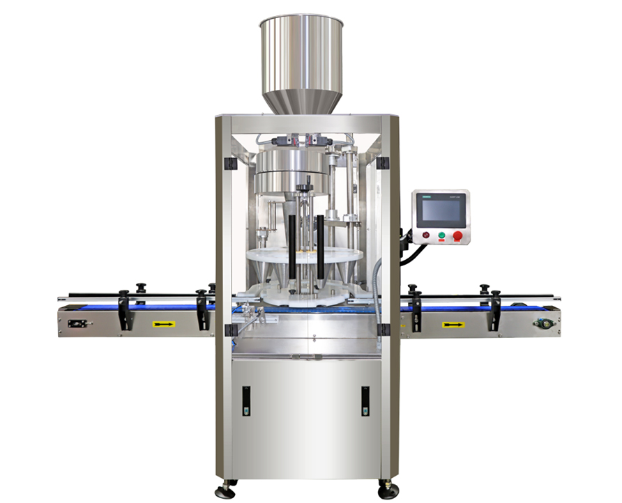 Measure cup feefing machine, Rotary measuring cup receiving machine, Quantitative salt granular material receiving machine