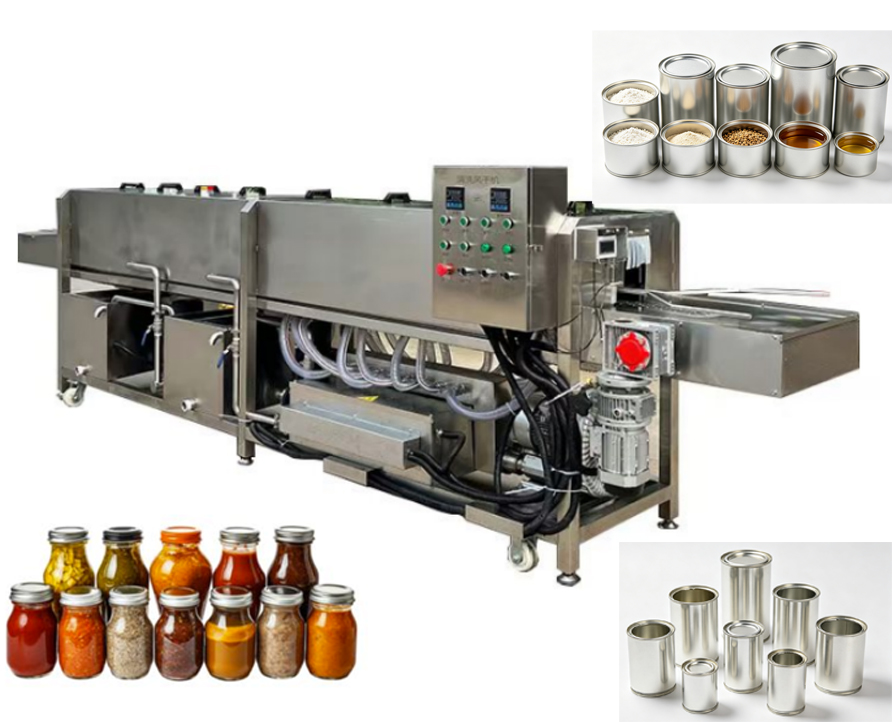 Washing and drying integrated machine, Bottle washing and drying machine, Fully automatic glass bottle, tinplate can washer machine