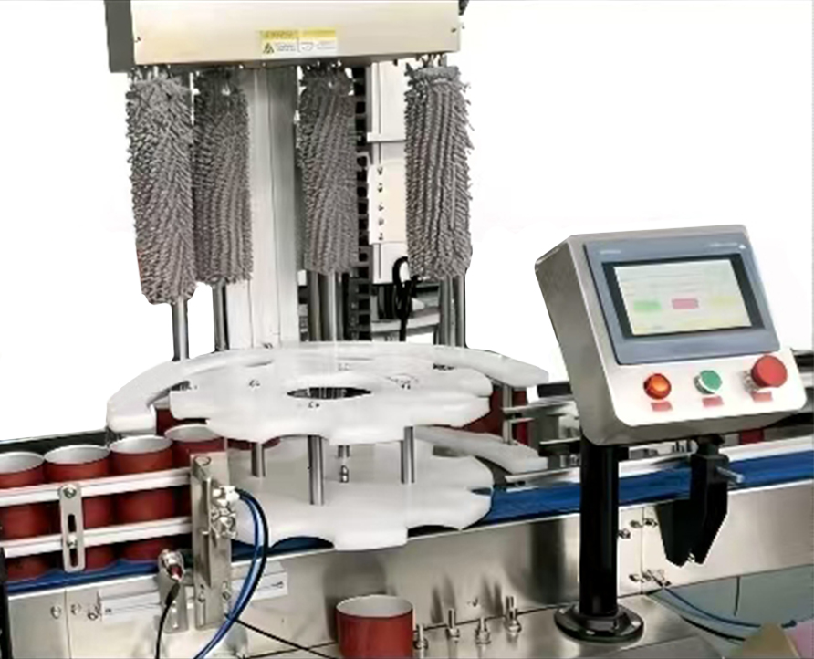 Four-head paper can cleaning machine, fully automatic food can inner wall cleaner machine, multi-head paper can cleaning machine