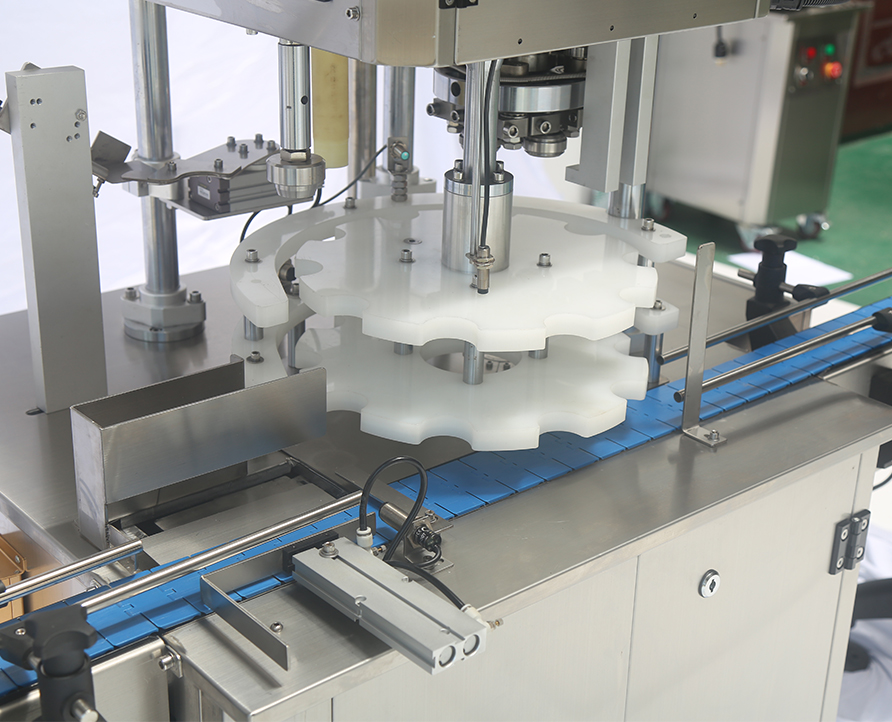 Fully automatic can sealing machine (nail free adhesive type),nail-free glue can flaring and sealing machine, paper can nail-free glue seamer equipment