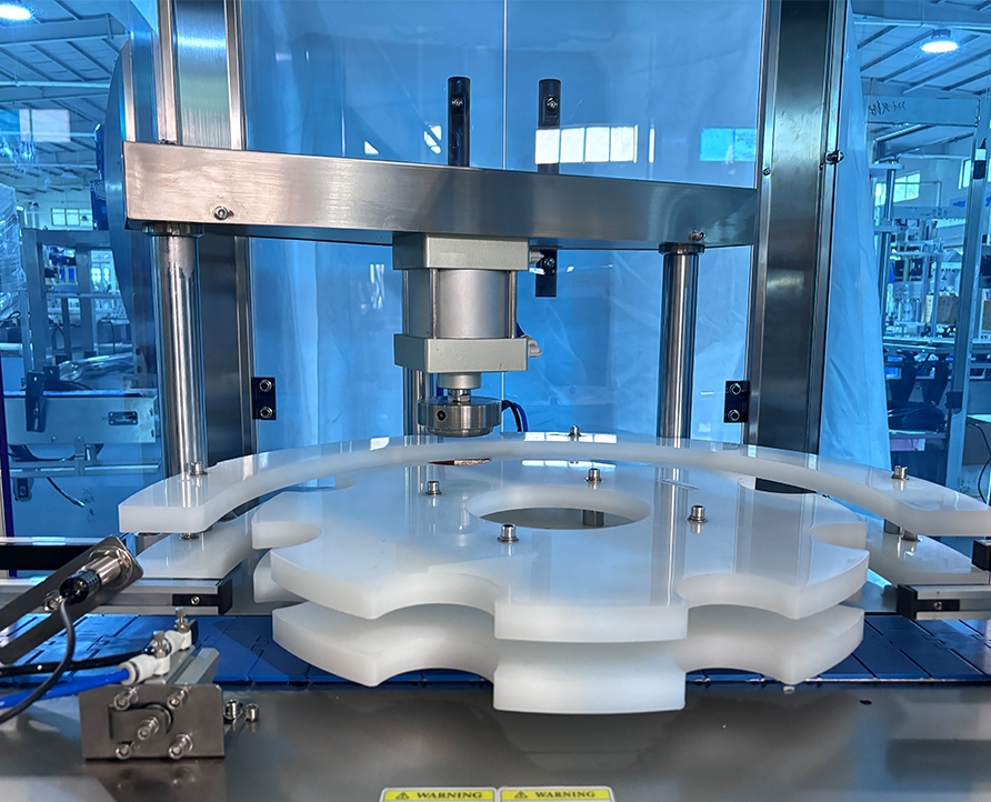 Tin can flanging machine, CE certified flaring equipment, Fully automatic Metal/Paper can flanging machine