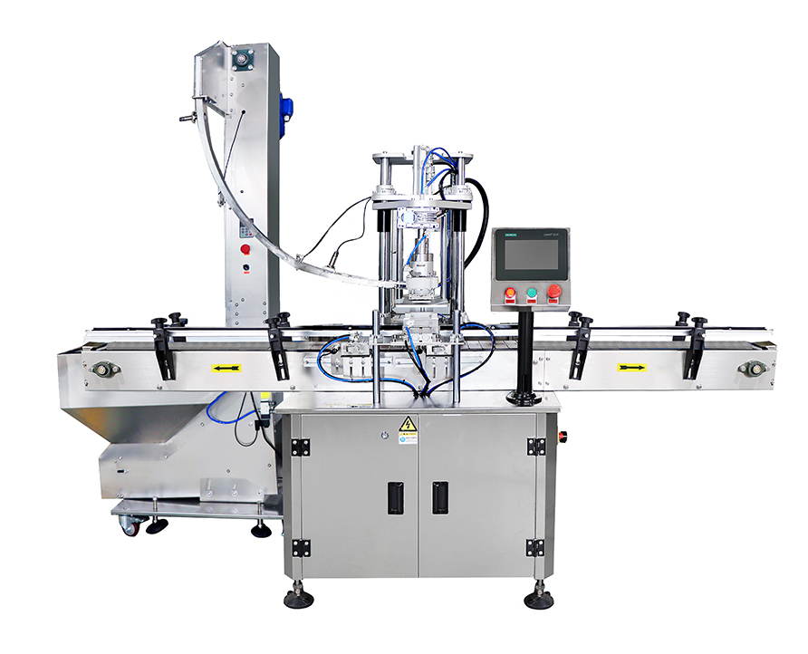 Single Head Servo Gripping and Screw Capping Machine, Servo Bottle Capping Machine, FH-FCP001