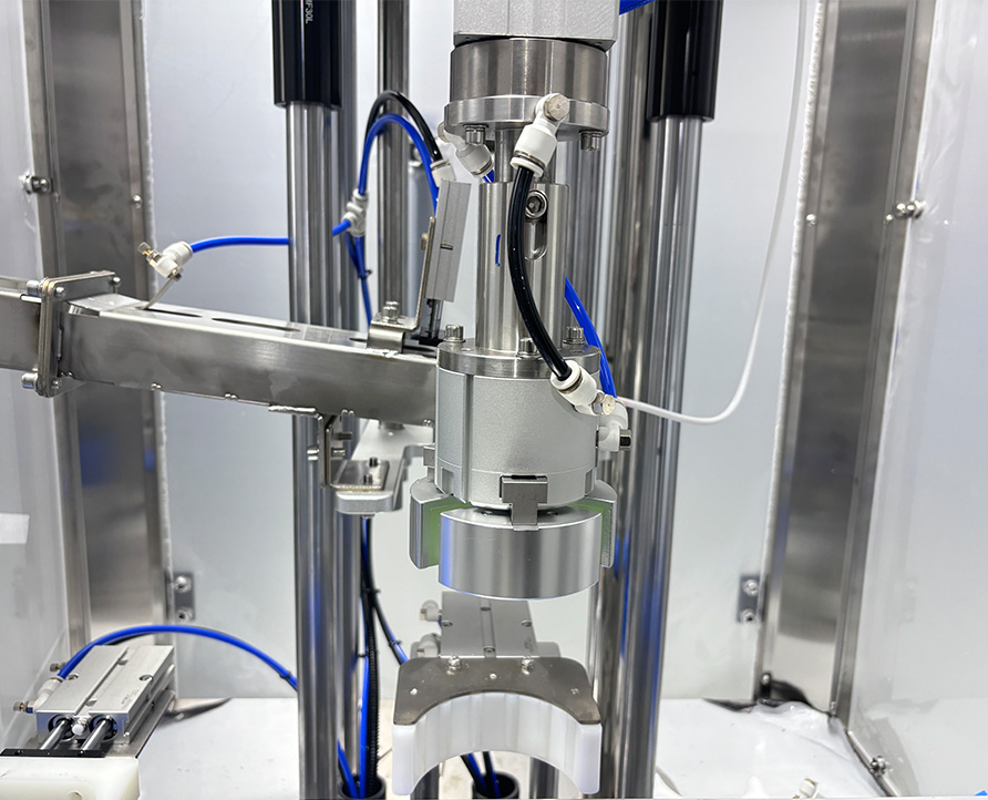 Single Head Servo Gripping and Screw Capping Machine, Servo Bottle Capping Machine, FH-FCP001